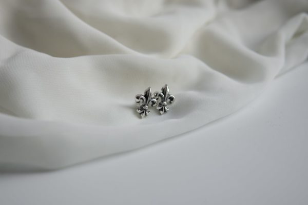 Серьги «Лилия» из серебра