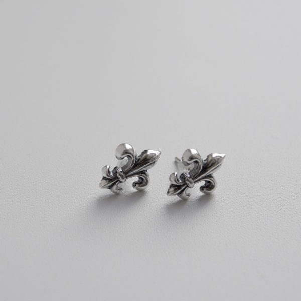 Серьги «Лилия» из серебра