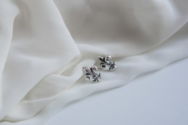 Серьги «Лилия» из серебра